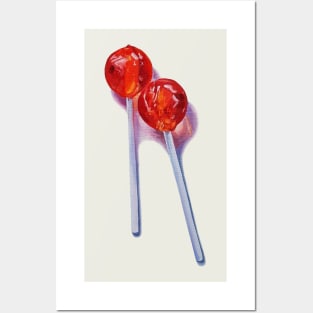 Love Story Lollipop painting (no background) Posters and Art